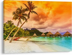 Obraz - Ostrov Bora Bora (70x50 cm)