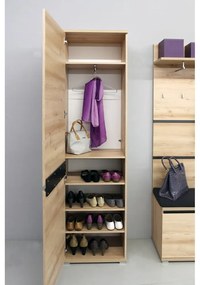 Šatníková skriňa v dekore buka 54x200 cm Lissabon - Germania