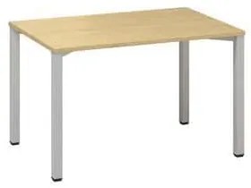 Kancelársky stôl Alfa 200, 120 x 80 x 74,2 cm, rovné vyhotovenie, dezén divoká hruška, RAL9022