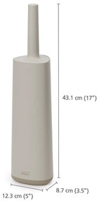 Béžová WC kefa Flex360 – Joseph Joseph