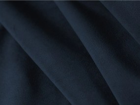 Modrá zamatová rohová pohovka Kate – Micadoni