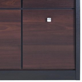 Sconto Komoda MALLORCA FR5 orech tmavý/dub milano