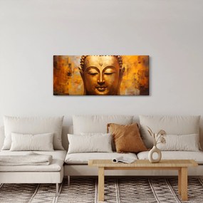 Obraz - Budha, olejomaľba (120x50 cm)