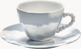 Ručne dokončená porcelánová šálka na kávu's podšálkou Les Objets Mouleversants