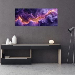 Obraz - Fialová hmlovina (120x50 cm)