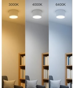 LED bodové svietidlo LED/10W/230V 3000/4000/6400K pr. 12 cm biela