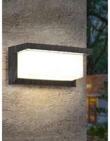 LED Vonkajšie svietidlo so žiarovkou so senzorom súmraku NEELY 1xE27/9W/230V IP54