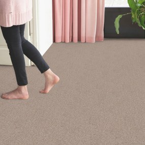 Lano, Metrážny koberec Charisma 253, na mieru, šíře 4m, béžová, filc, obývacia izba