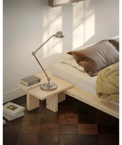 Hnedý nočný stolík z borovicového dreva Japan – Karup Design