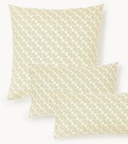 Obliečka na vankúš z bavlneného perkálu's geometrickou potlačou Inki