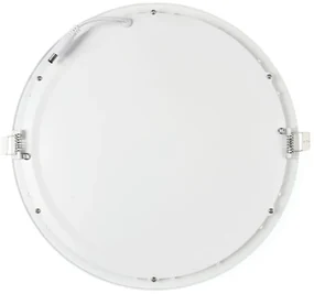 BERGE LED panel kruhový - 300x300x17mm vstavaný - 24W - 230V - 1900Lm - teplá biela