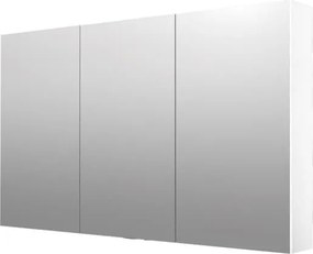 Zrkadlová skrinka Naturel 120x72 cm lamino biela lesklá GALCA1120BL
