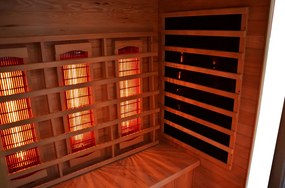 M-Spa - Infrasauna karbón-keramika pre 4 osoby 175 x 135 x 190 cm 2,6 kW (MSPACP4)