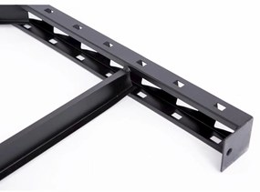 Kovový regál STRONG 183x196x55cm, 4x sieťová polica, 650kg na policu, antracitová farba