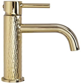 Rea Lungo Art, umývadlová batéria h-165, zlatá lesklá, REA-B6322