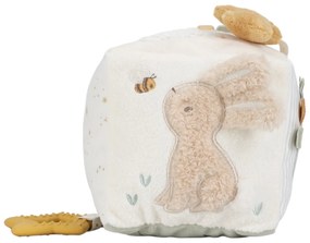 Kocka textilná s aktivitami Newborn Naturals
