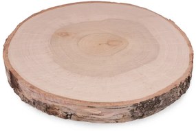 ČistéDrevo Drevená podložka z kmeňa brezy 24-28 cm