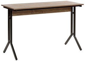 Písací stôl 120 x 48 cm hnedosivé drevo CREEK Beliani