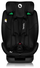 Lionelo - Otočná autosedačka so základňou LAVENDER i-Size 76-150 cm Čierny karbón