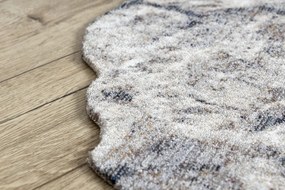 Moderný koberec TINE 75417B,  Skala, krémovo/ sivý