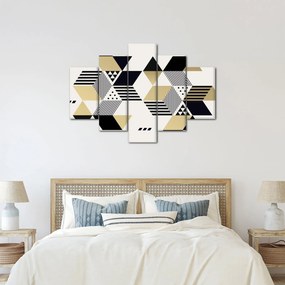 Obraz - Geometrické tvary N⁰1 (150x105 cm)
