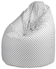 Sedací vak GIGA SAKO Design Farba: SX1- Bielo-čierny