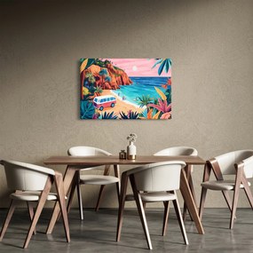 Obraz - Karavan pri oceáne (90x60 cm)