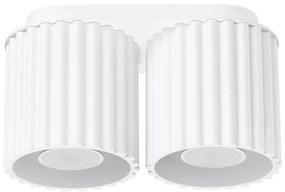 Sollux SL.1780 - Bodové svietidlo AURA 2xGU10/10W/230V biela