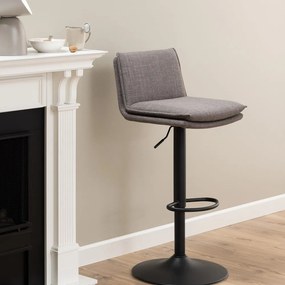 Sivé otočné barové stoličky v súprave 2 ks 107 cm Flynn – Actona