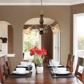 Rabalux 7093 - Luster na reťazi RUSTIC 3 3xE14/40W/230V