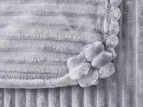 Deka 150 x 200 cm sivá KAWERI Beliani