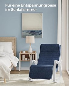 Hojdacie kreslo SONGMICS LYY011Q01 - modré