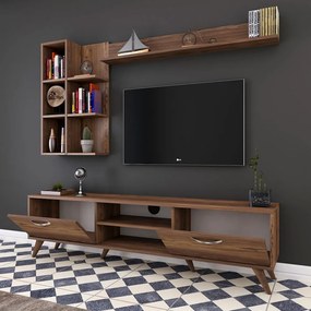 Set TV komody a 2 nástenných políc Wren