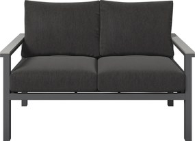 XXXLutz 2-MIESTNA LAVICA kov, plast, textil Amatio - Série záhradného nábytku - 000761002012