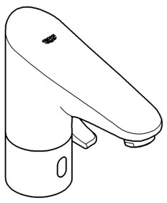 GROHE 36207001 - Elektronická umývadlová batéria EUROPLUS E DN 15 lesklý chróm
