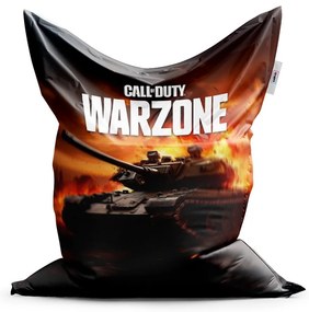 Sedací vak Classic CoD Warzone Tank - detský, oranžová