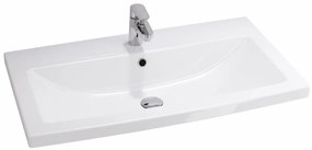 Kúpeľňová skrinka s umývadlom CERSANIT - SET 821 LARA COMO 80 - ORECH DSM (S801-154-DSM)