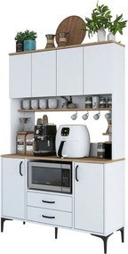 Skriňa Jedy Walnut and White