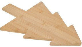 Vianočná servírovacia doštička z bambusu Stromček