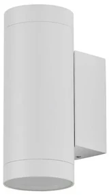 V-Tac Vonkajšie nástenné svietidlo 2xGU10/40W/230V IP54 biela VT0861