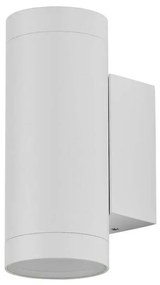 Vonkajšie nástenné svietidlo 2xGU10/40W/230V IP54 biela