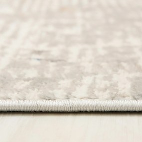 TA Koberec G513B WHITE/D_BLUE PORTLAND HIL Biely Obdĺžnikový Rozmer: 80x150 cm