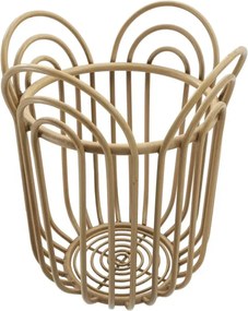 Proutěný obal na květináč Panama 31,5 cm hnědý