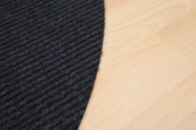 Vopi 67x67 (priemer) kruh Kusový koberec Quick step antracit kruh, šedá, chodba / predsieň