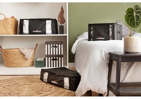 Čierny úložný box s vákuovým obalom Compactor Black Edition, objem 210 l