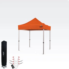 BRIMO Hliníkový Nožnicový stánok skladací bez stien | BRIMO Exclusive Alu 2x2 m - bez stien - Oranžová 32