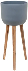 Refined Retro with feet Landon grey 36x86 cm