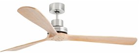 FARO 33504DC - Stropný ventilátor LANTAU XL drevo/chróm pr. 168 cm + DO