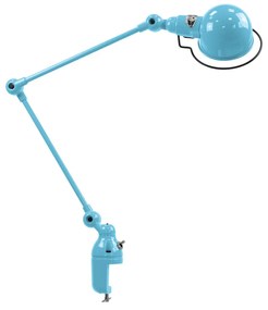 Jieldé Signal SI332 stolná lampa s upínaním modrá