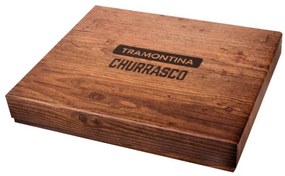 Set príborov na grilovanie Tramontina Churrasco Polywood BBQ - 15 ks - červený